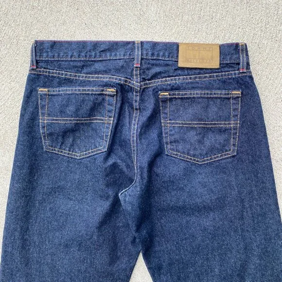 Vintage Y2K Tommy Hilfiger dark wash baggy jeans - Picture 4 of 5